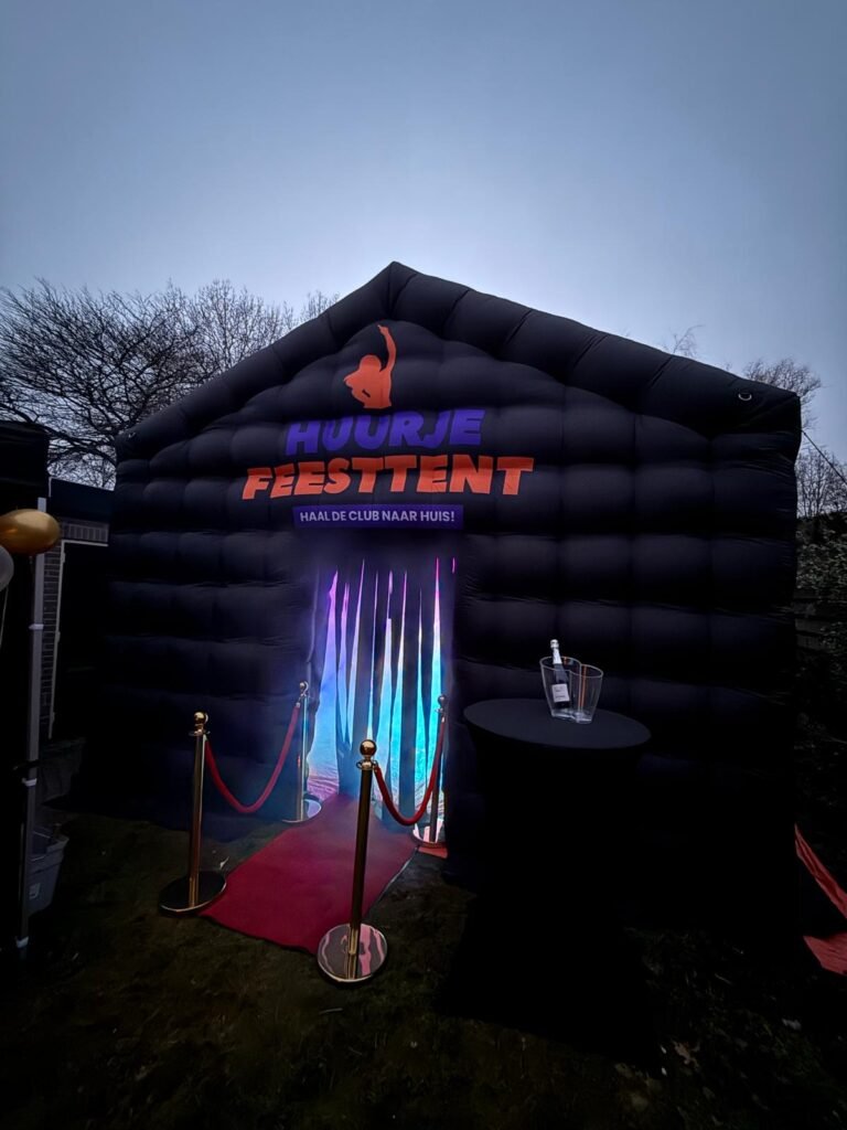 opblaasbare partytent huren